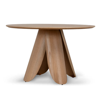 Showcasing Disora Round Dining Table - Natural DT12025-SD Dining Table by Calibre Furniturs