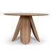 Showcasing Disora Round Dining Table - Natural DT12025-SD Dining Table by Calibre Furniturs