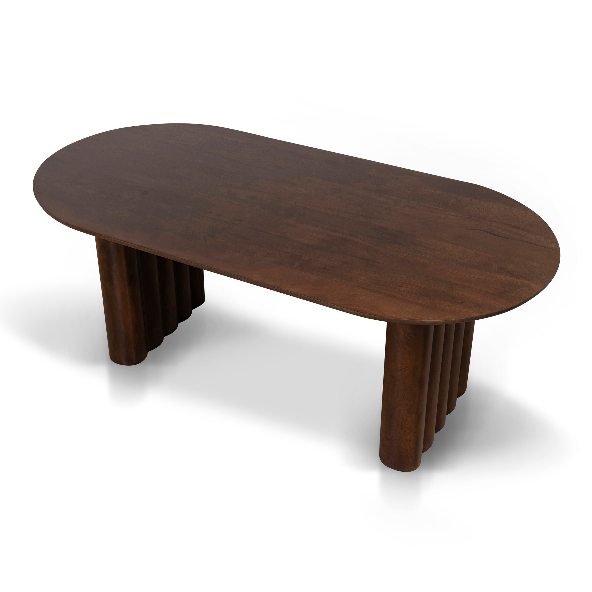 CDT12028-RB 2m Dining Table - Walnut