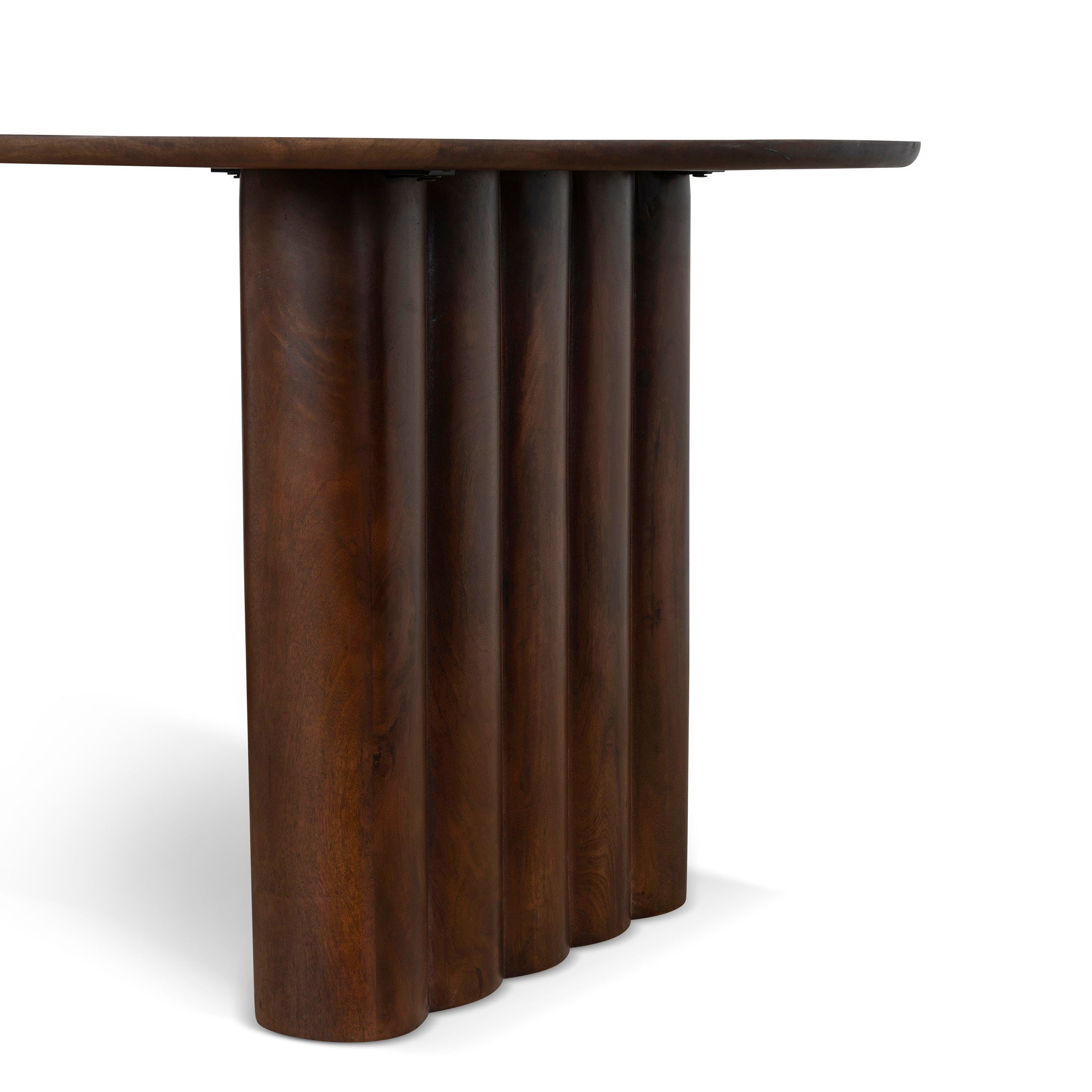 CDT12028-RB 2m Dining Table - Walnut