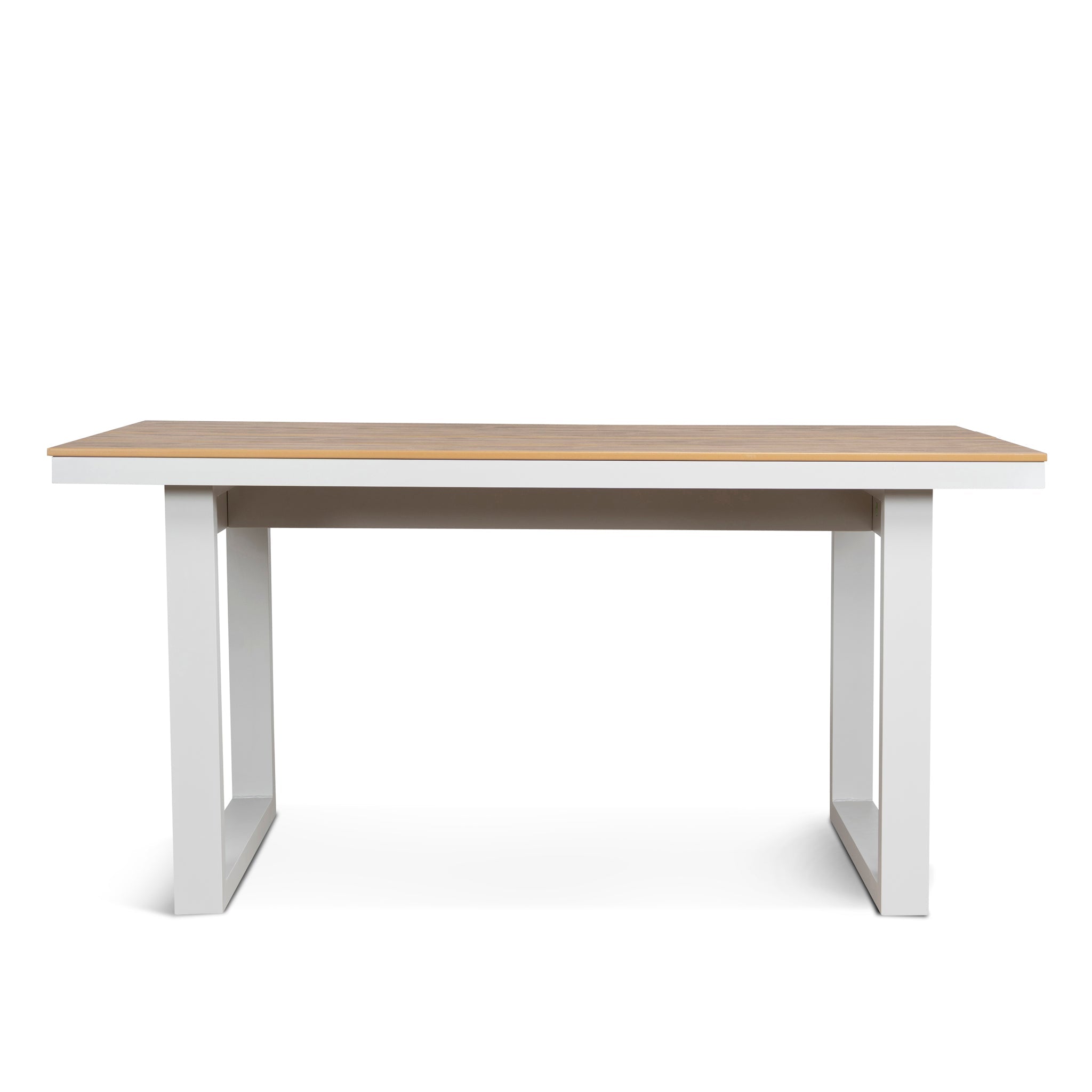 1.6m Sand White Outdoor Dining Table - Natural