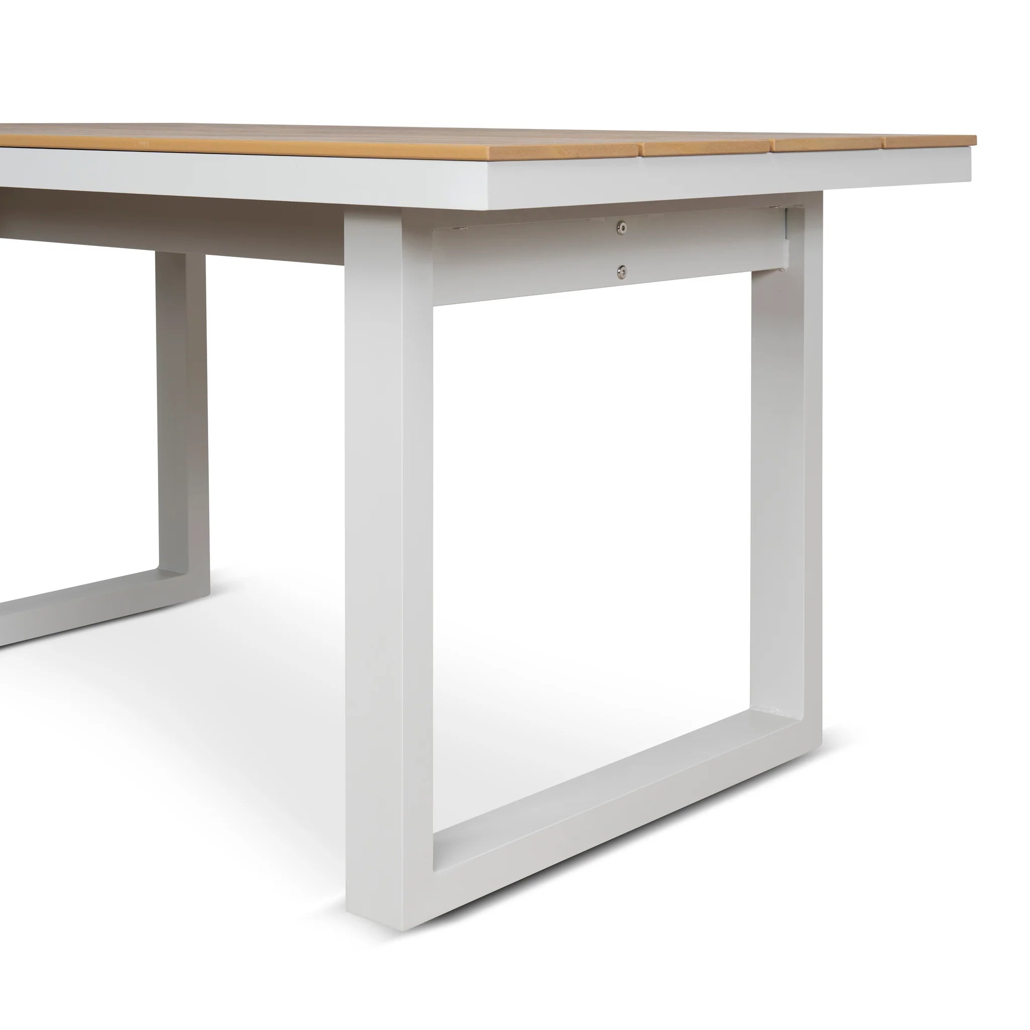 Becora 1.6m Sand White Outdoor Dining Table - Natural