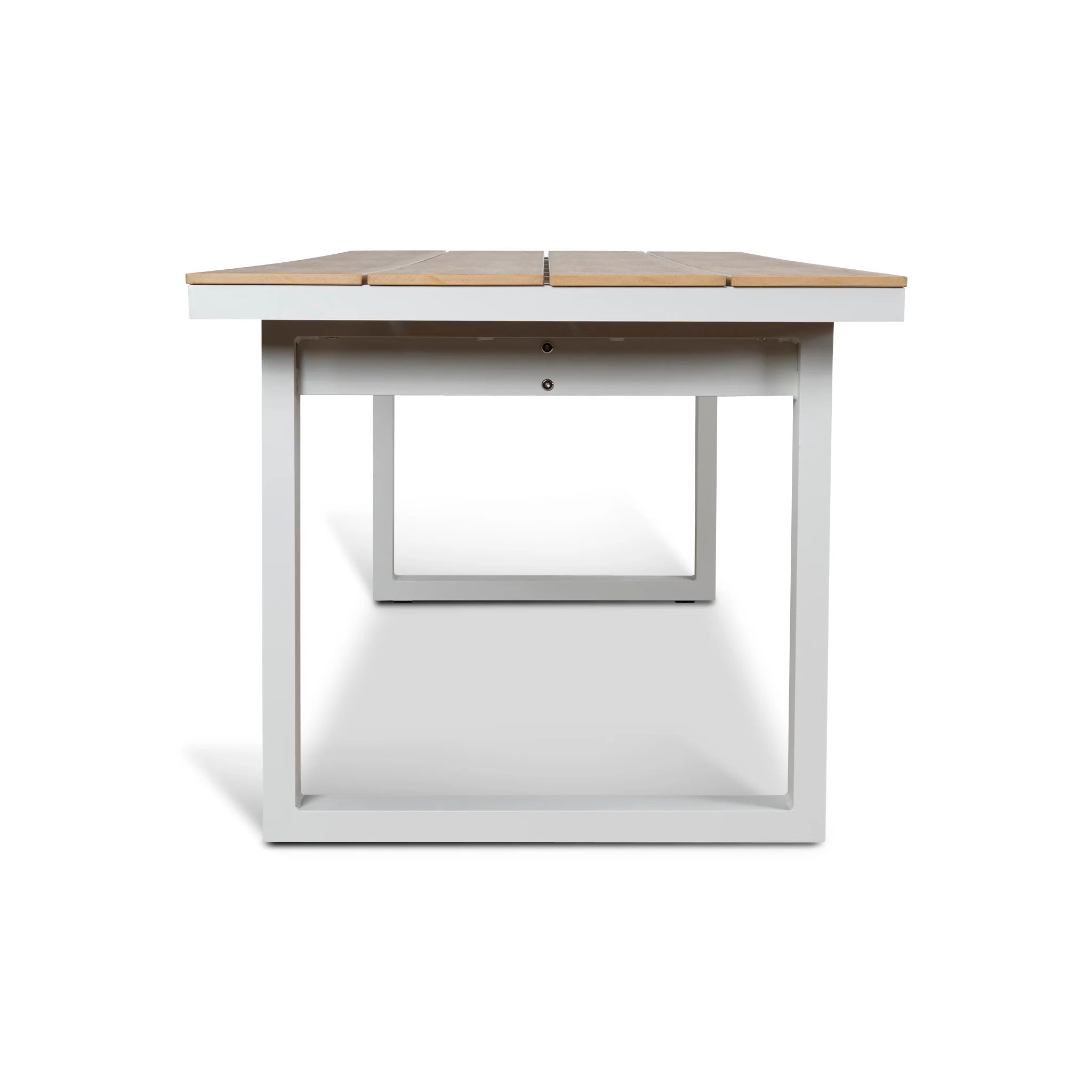 Showcasing Savera 2.3m Sand White Outdoor Dining Table - Natural DT12052-ID Dining Table by Calibre Furniturs
