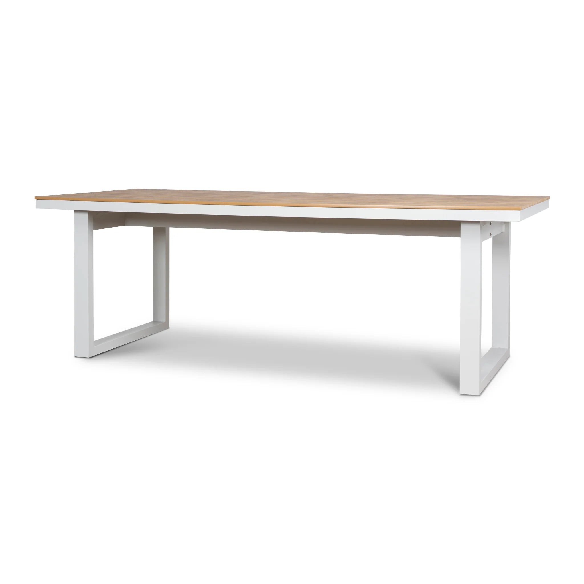 Showcasing Savera 2.3m Sand White Outdoor Dining Table - Natural DT12052-ID Dining Table by Calibre Furniturs