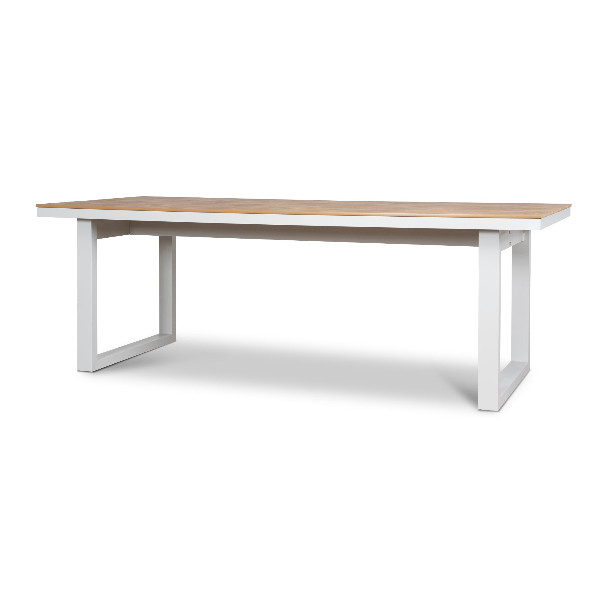 2.3m Sand White Outdoor Dining Table - Natural - Monderra