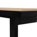 1.6m Black Outdoor Dining Table - Natural - image 8