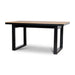 Showcasing Labulora 1.6m Black Outdoor Dining Table - Natural DT12053-ID Dining Table by Calibre Furniturs