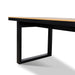 1.6m Black Outdoor Dining Table - Natural - image 5