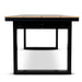 2.3m Black Outdoor Dining Table - Natural - image 3