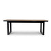 2.3m Black Outdoor Dining Table - Natural - image 2