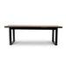 Showcasing Ledavela 2.3m Black Outdoor Dining Table - Natural DT12054-ID Dining Table by Calibre Furniturs