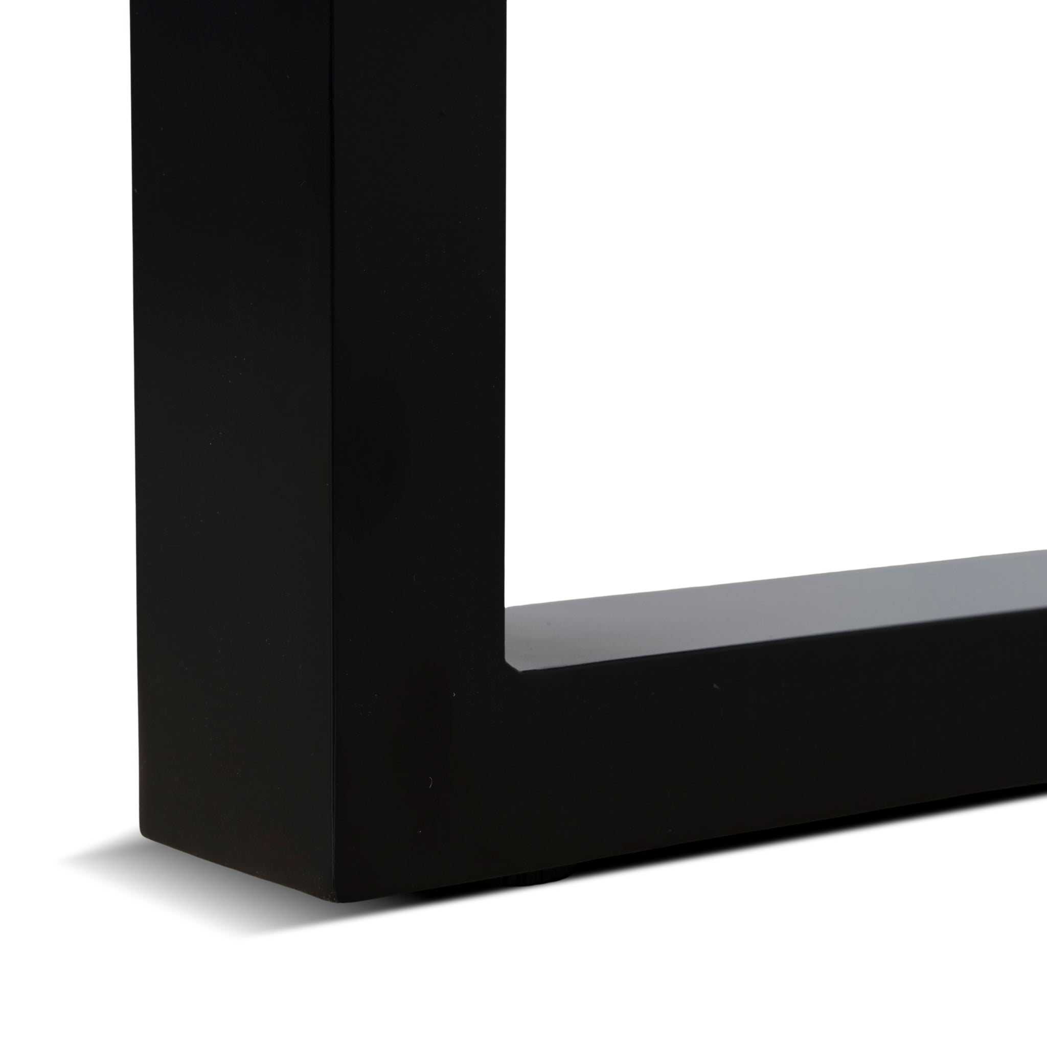 2.3m Black Outdoor Dining Table - Natural - image 9
