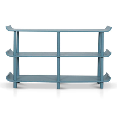 Showcasing Tidevela Wooden Shelving Unit - Light Blue DT12062-DR  by Calibre Furniturs