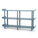 Showcasing Tidevela Wooden Shelving Unit - Light Blue DT12062-DR  by Calibre Furniturs