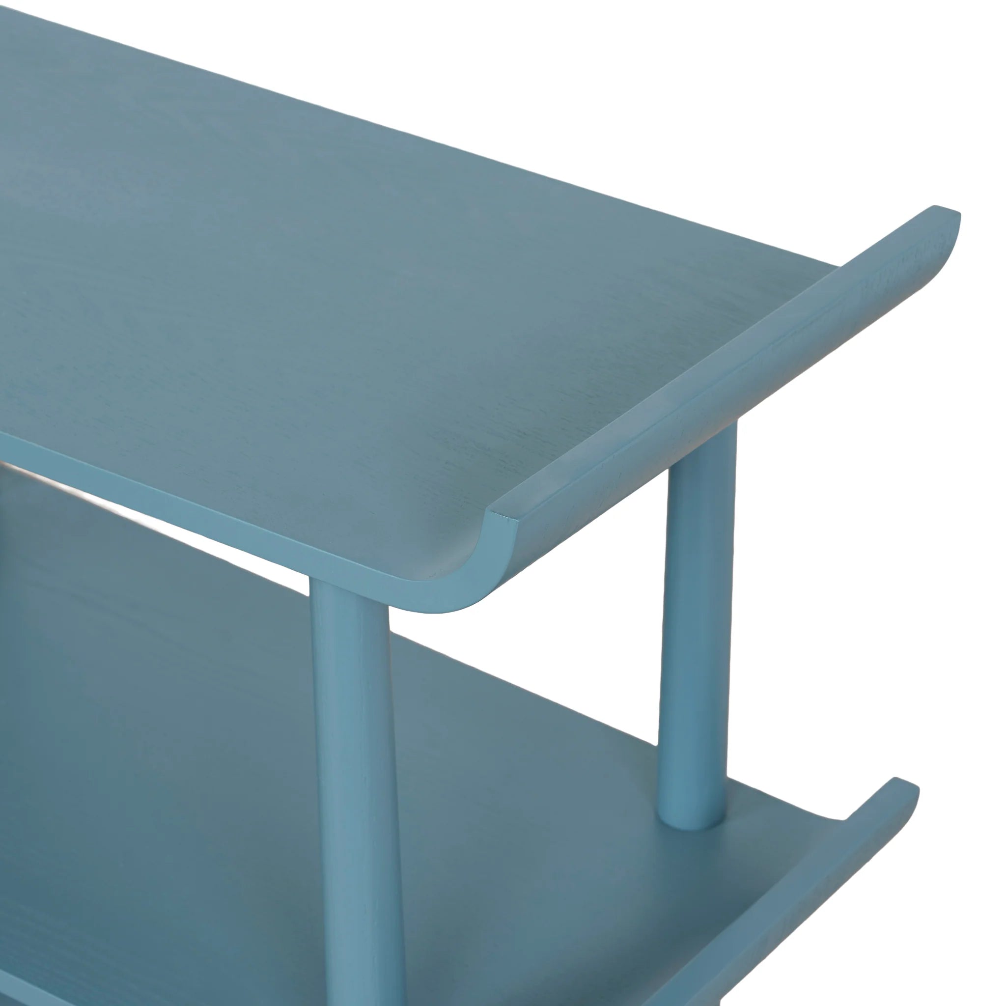 Tidevela Wooden Shelving Unit - Light Blue