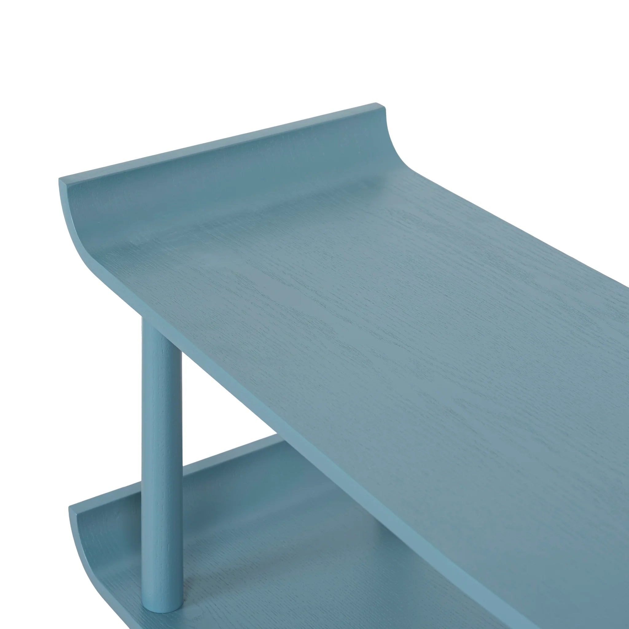 Tidevela Wooden Shelving Unit - Light Blue