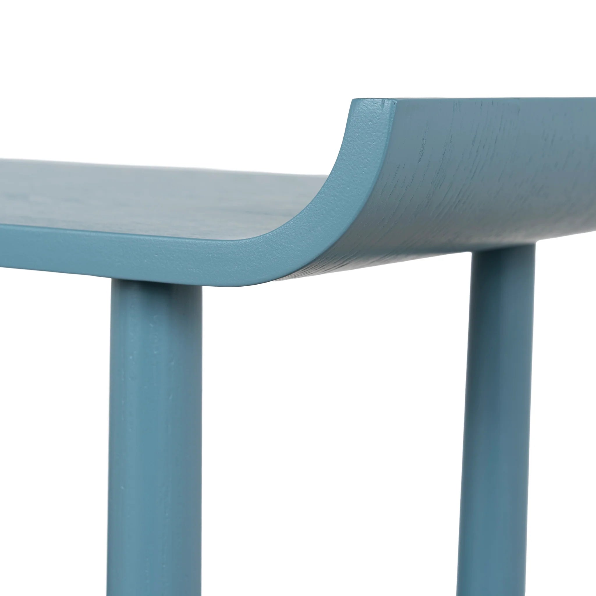 Tidevela Wooden Shelving Unit - Light Blue