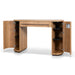 Showcasing Navema Dressing Table - Knotty Oak DT12110-VN Table by Calibre Furniturs