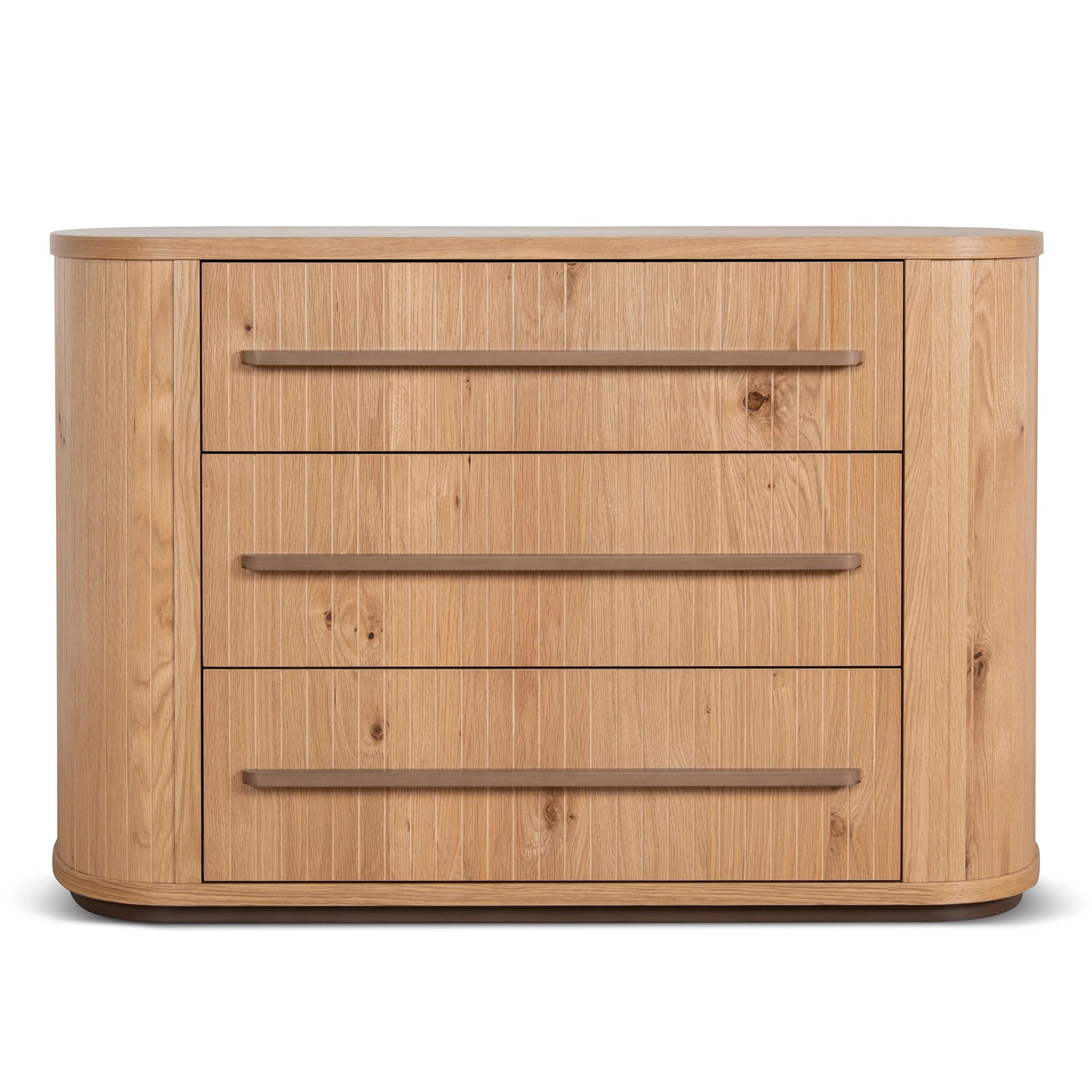 Showcasing Niravela Chest of 3 Drawers - Knotty Oak DT12111-VN Chest by Calibre Furniturs