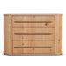 Showcasing Niravela Chest of 3 Drawers - Knotty Oak DT12111-VN Chest by Calibre Furniturs