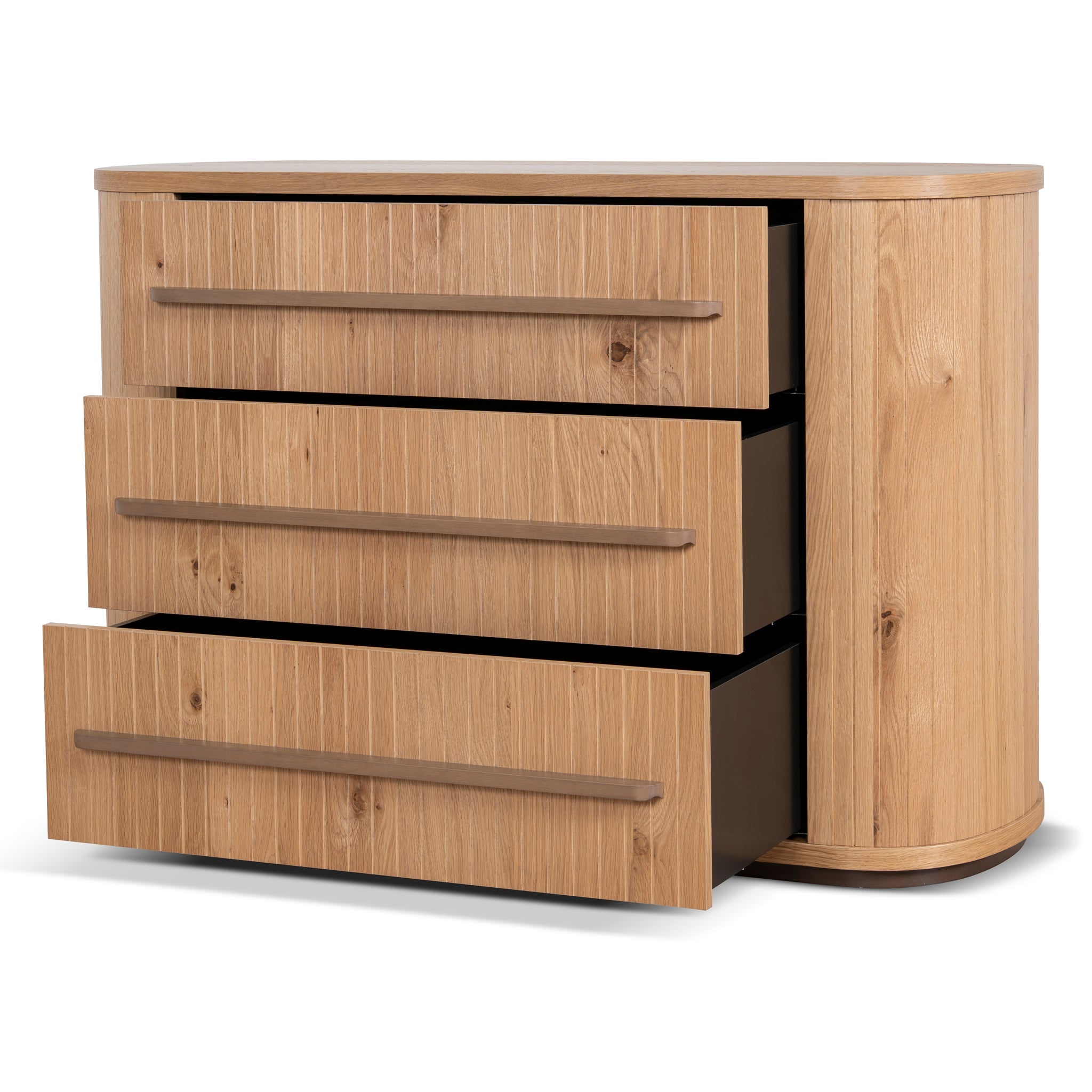 Chest of 3 Drawers - Knotty Oak - image 4
