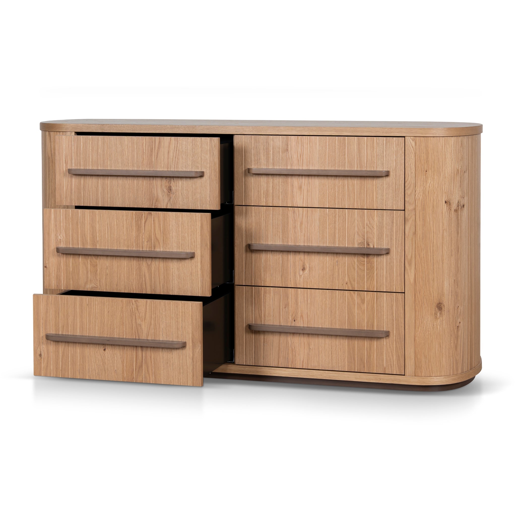 Chest of 6 Drawers - Knotty Oak - image 4