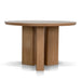 Showcasing Molasena 1.2m Round Dining Table - Natural DT12122-CI Dining Table by Calibre Furniturs