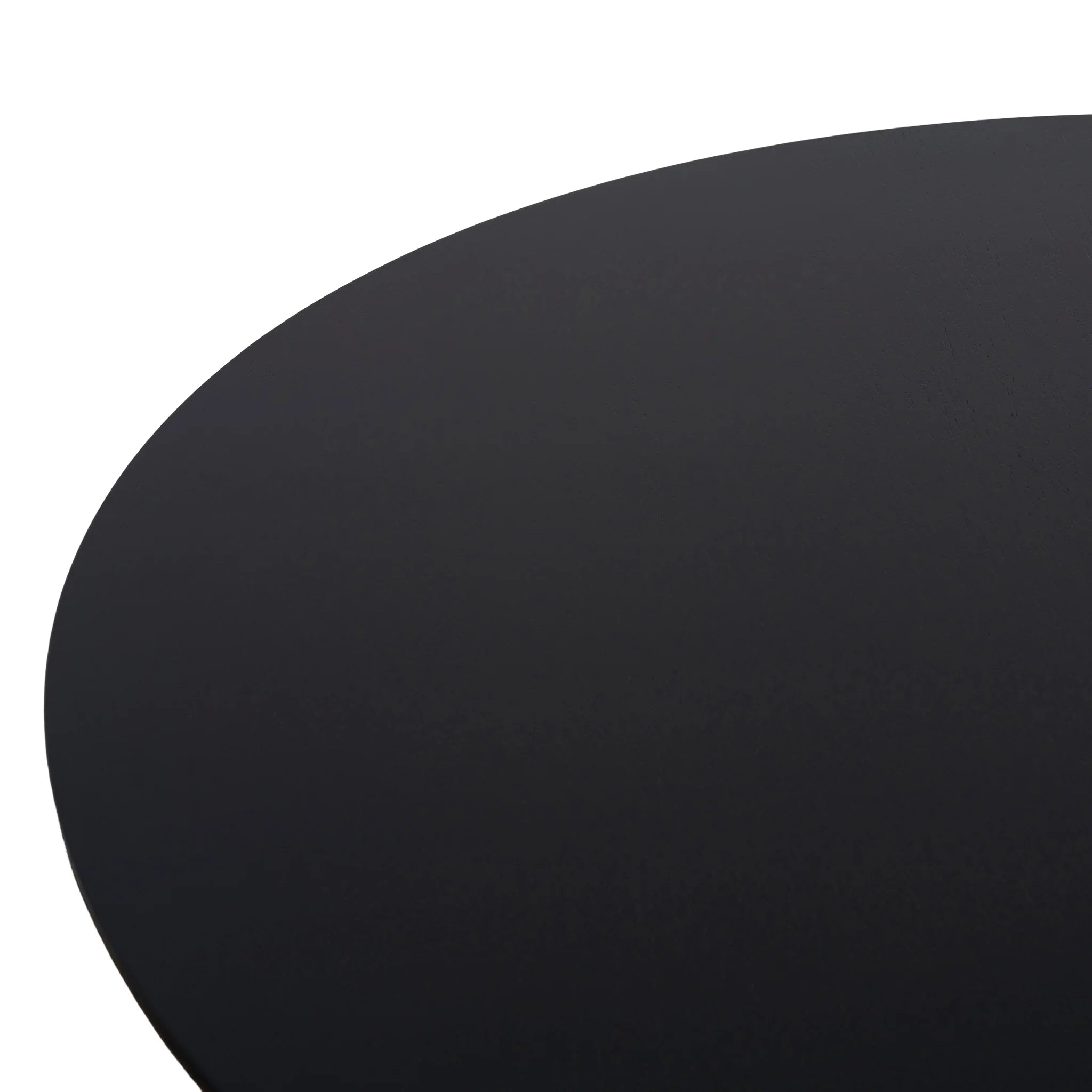 Cenevera 1.2m Round Dining Table - Full Black