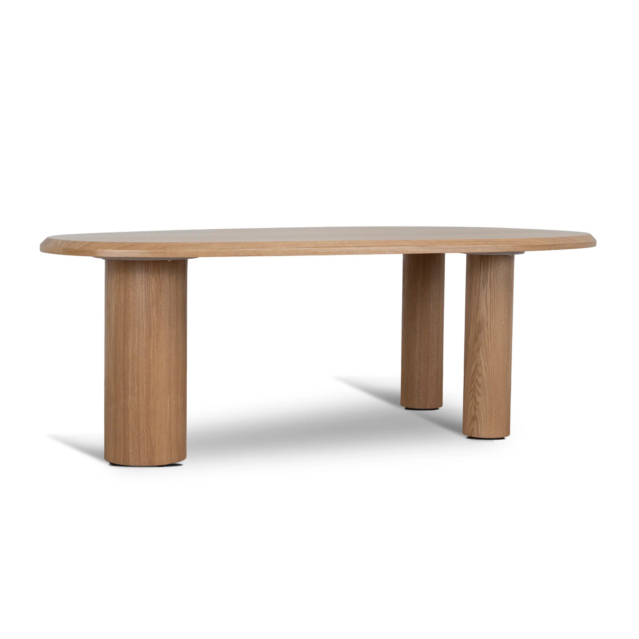 Showcasing Mapelora Oval Dining Table - Natural DT12124-CI Dining Table by Calibre Furniturs