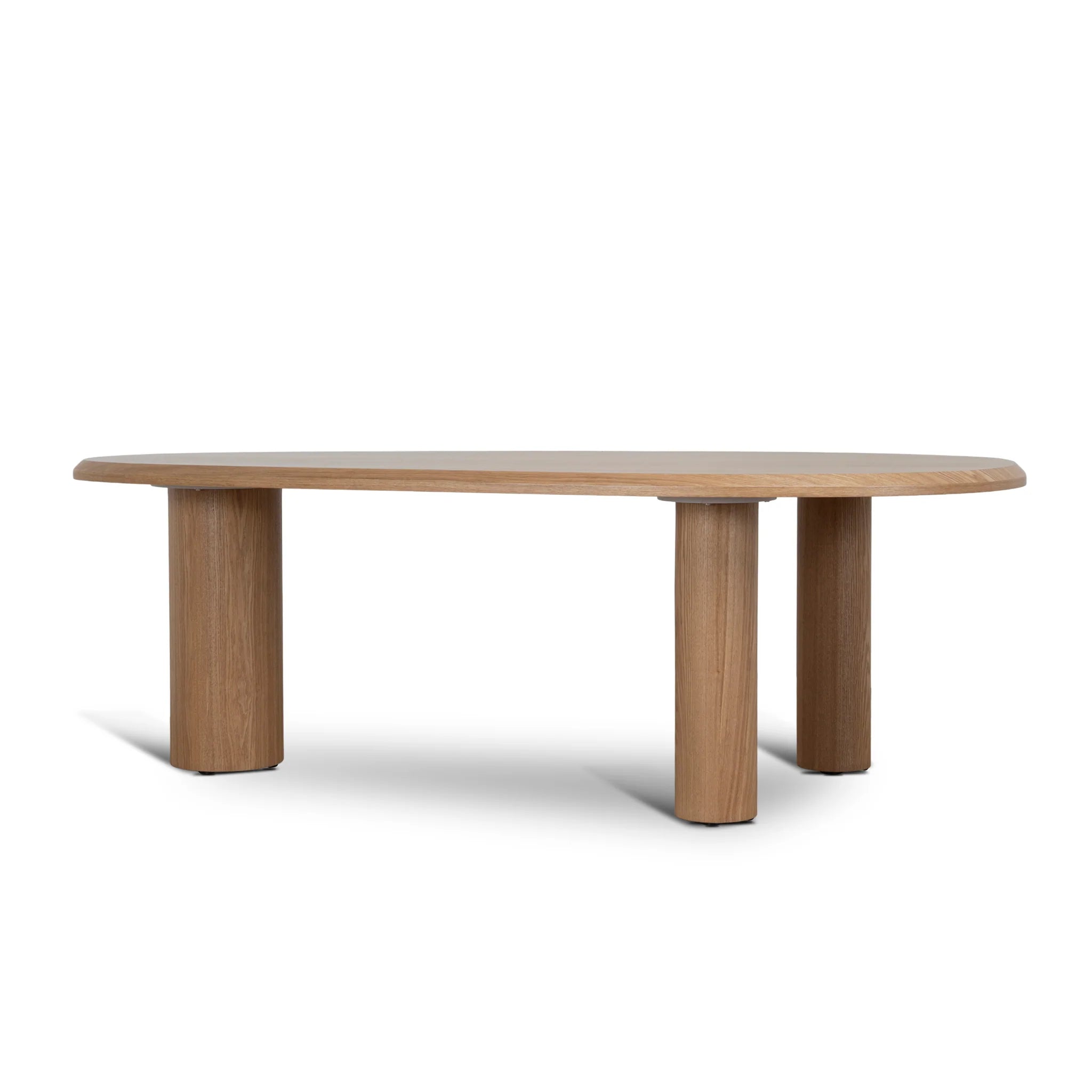 Showcasing Mapelora Oval Dining Table - Natural DT12124-CI Dining Table by Calibre Furniturs