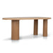 Showcasing Lebulo Oval Dining Table - Natural DT12127-CI Dining Table by Calibre Furniturs