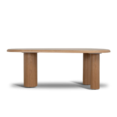 Showcasing Lebulo Oval Dining Table - Natural DT12127-CI Dining Table by Calibre Furniturs