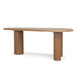 Showcasing Lebulo Oval Dining Table - Natural DT12127-CI Dining Table by Calibre Furniturs