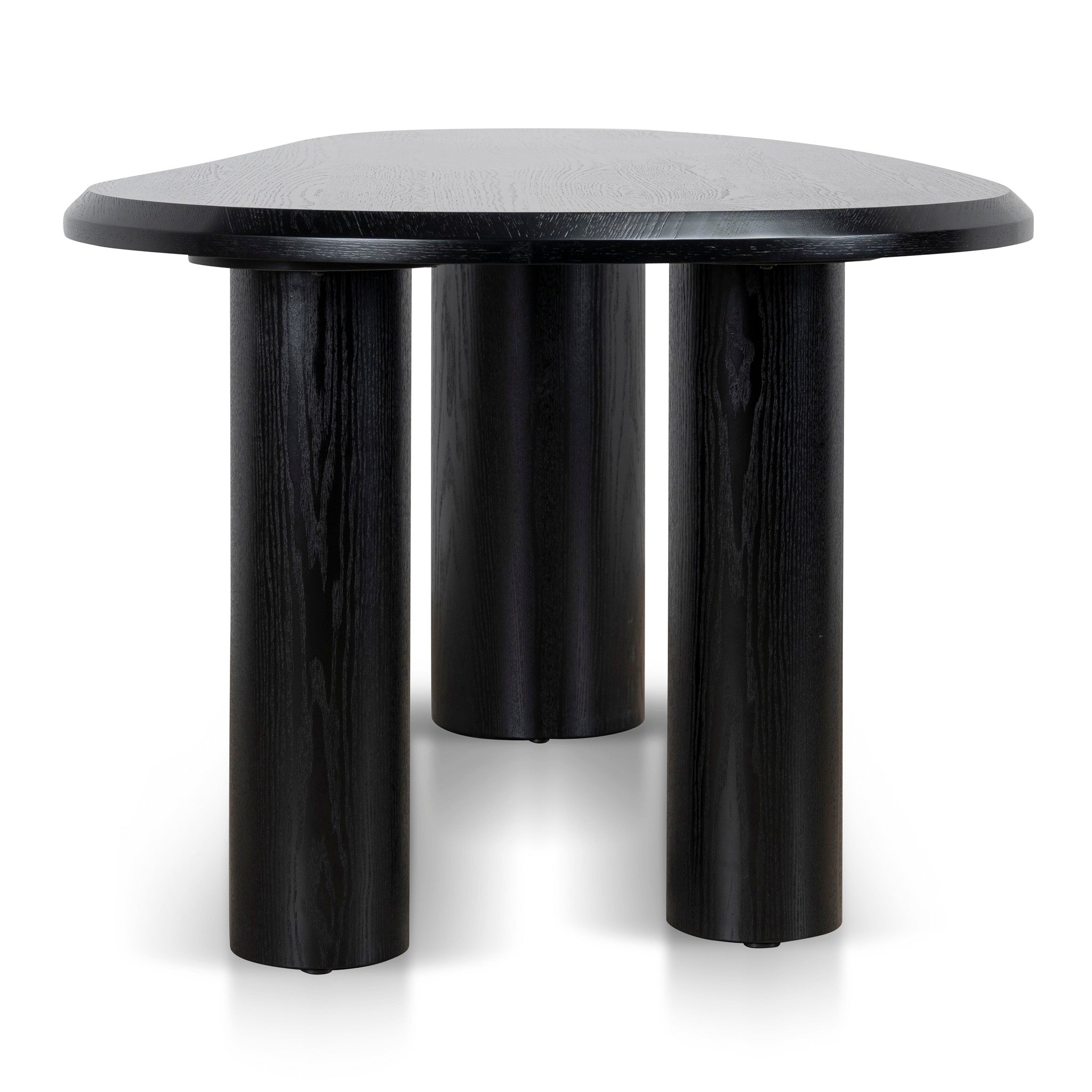 CDT12128-CI 2.1m Oval Dining Table - Full Black