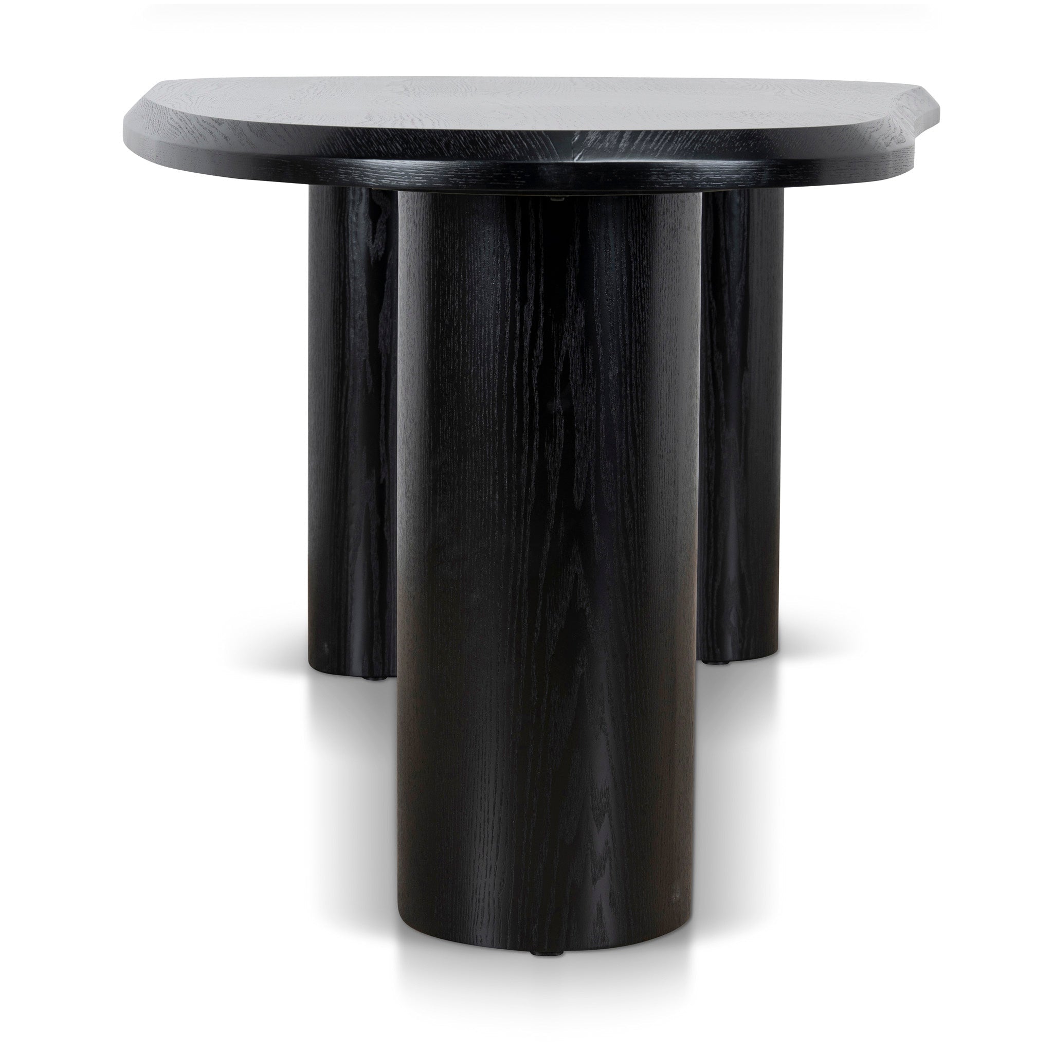 CDT12128-CI 2.1m Oval Dining Table - Full Black