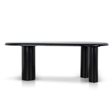Showcasing Timolora Dining Table - Full Black DT12128-CI Dining Table by Calibre Furniturs