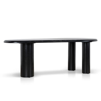 Showcasing Timolora Dining Table - Full Black DT12128-CI Dining Table by Calibre Furniturs