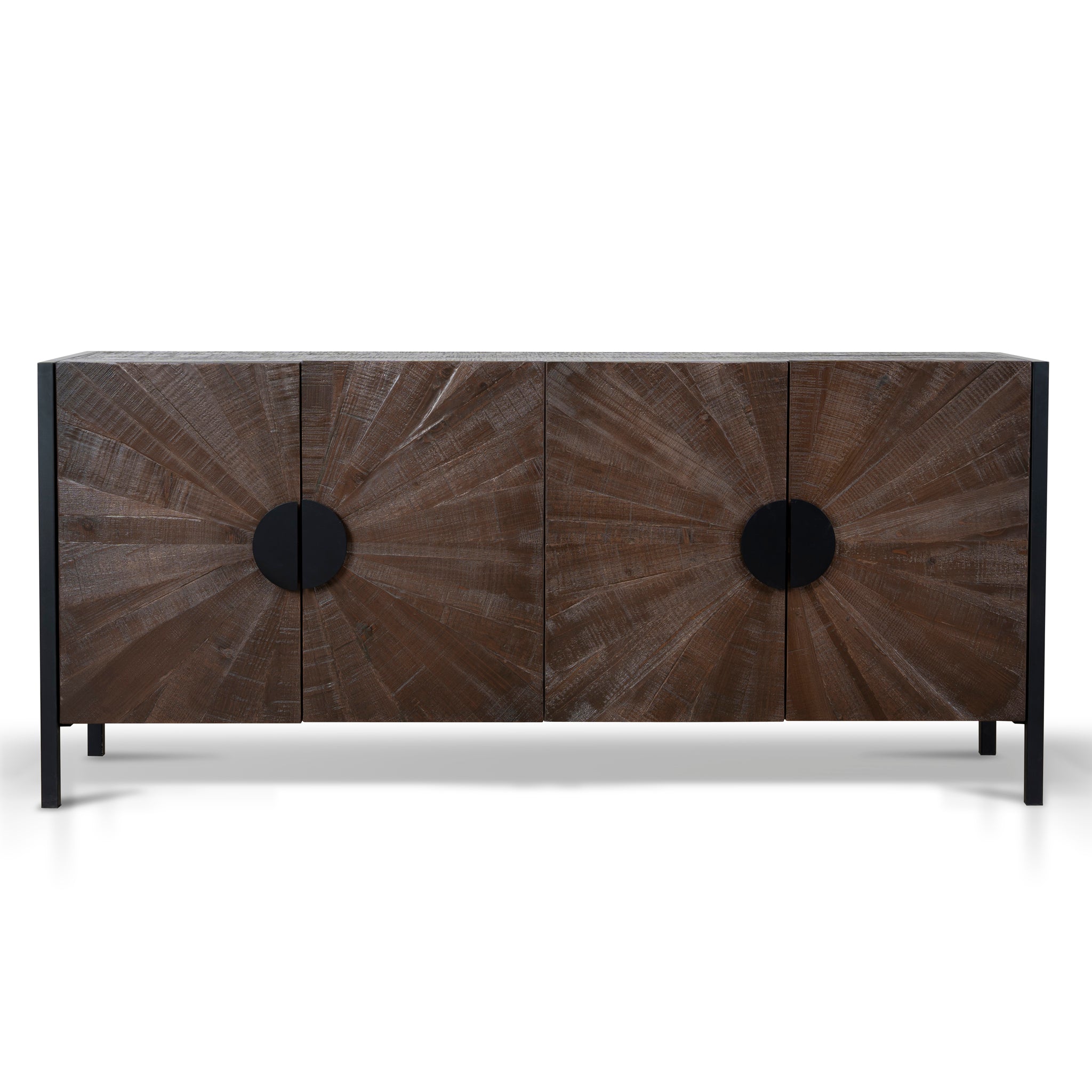 1.8m Wooden Buffet Unit - Walnut - image 2