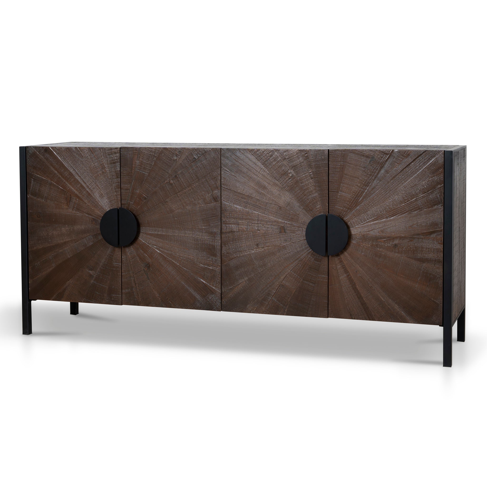 1.8m Wooden Buffet Unit - Walnut
