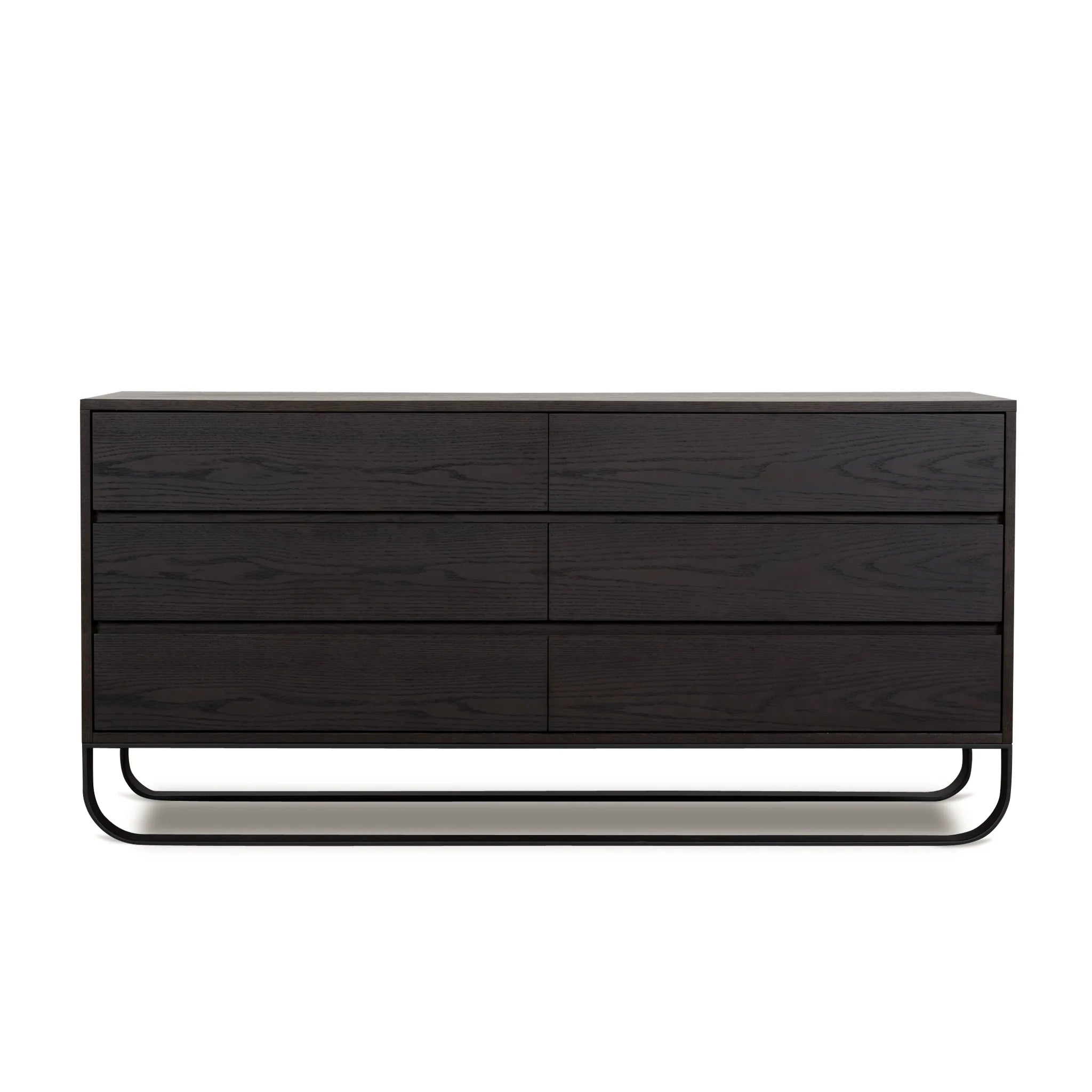 Showcasing Luria 1.6m Dresser Unit - Dark Walnut DT12136-BB Dresser by Calibre Furniturs