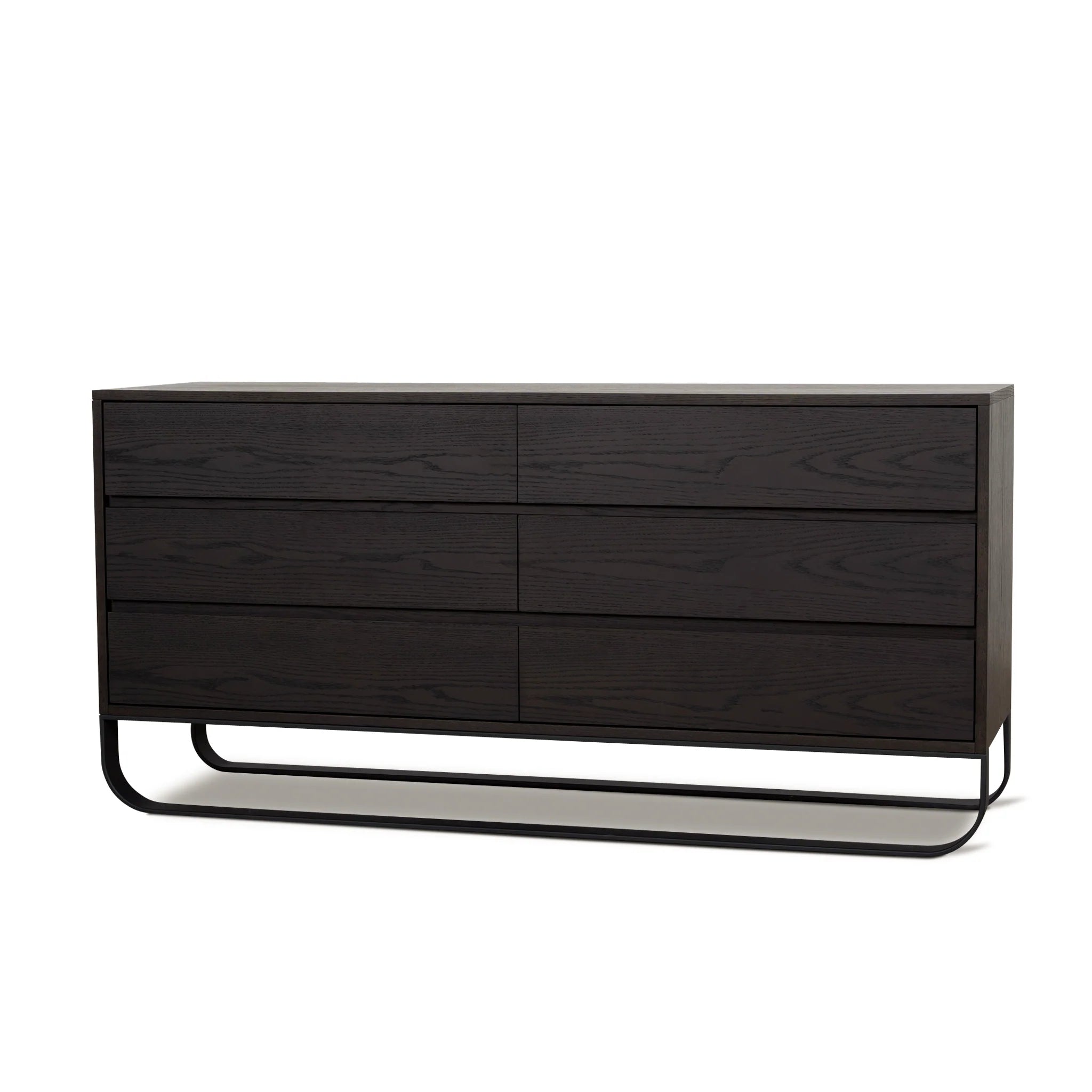 Showcasing Luria 1.6m Dresser Unit - Dark Walnut DT12136-BB Dresser by Calibre Furniturs