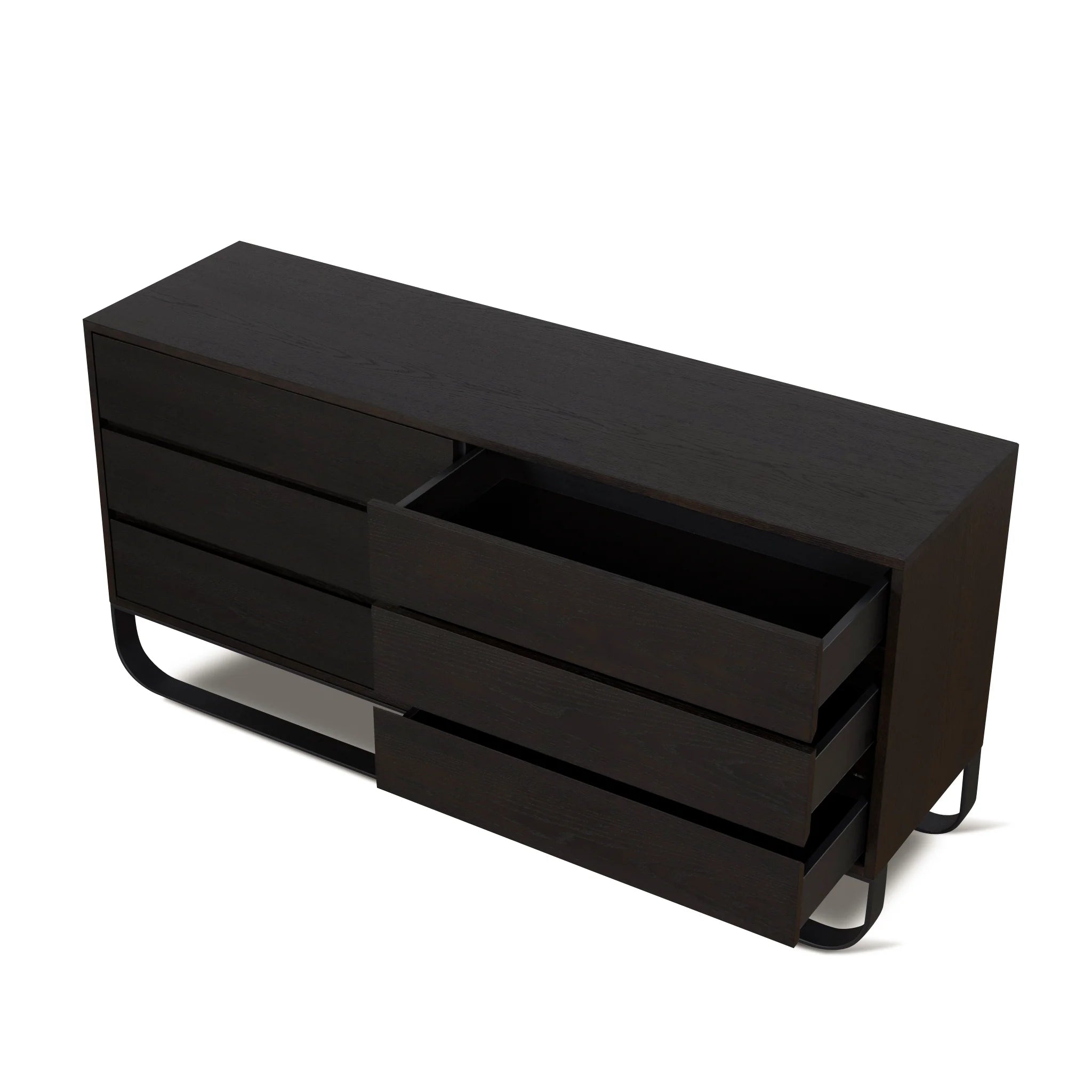 Luria 1.6m Dresser Unit - Dark Walnut