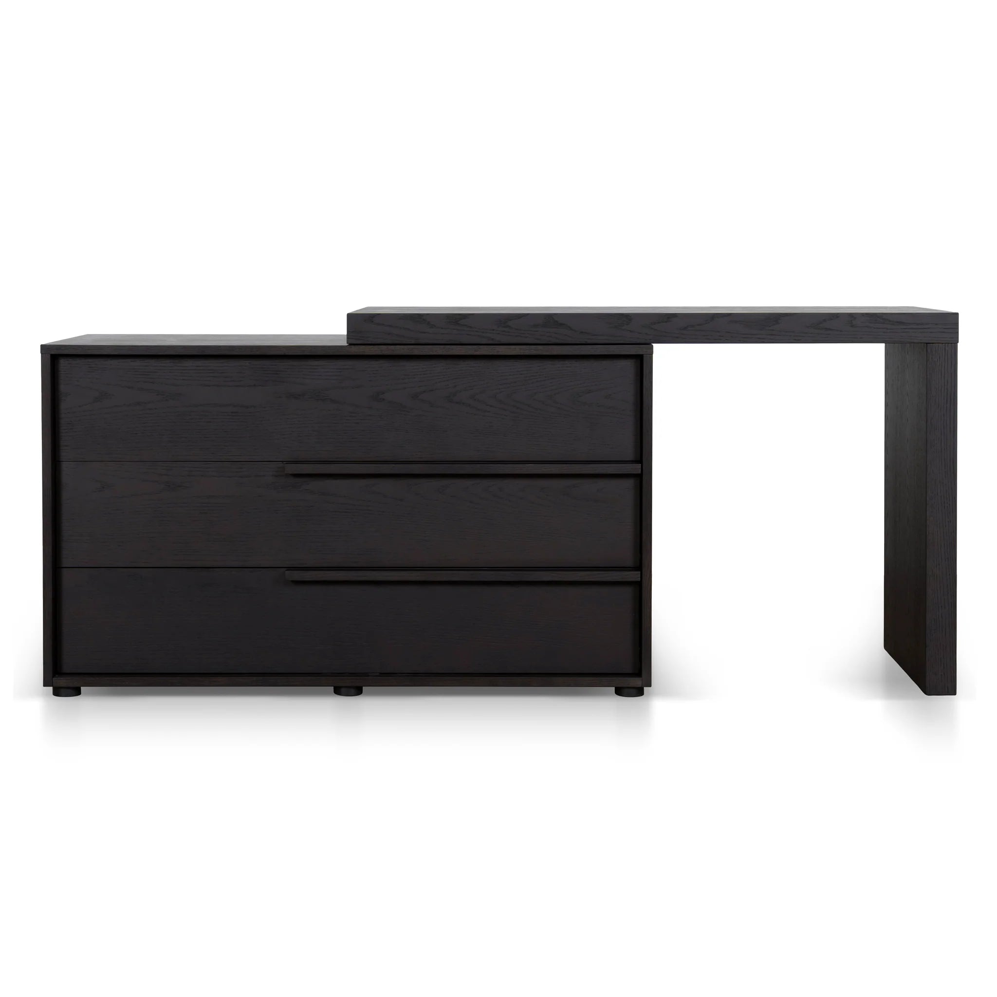 Showcasing Paburina Extendable Dresser Unit - Dark Walnut DT12138-BB Dresser by Calibre Furniturs