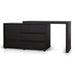 Showcasing Paburina Extendable Dresser Unit - Dark Walnut DT12138-BB Dresser by Calibre Furniturs
