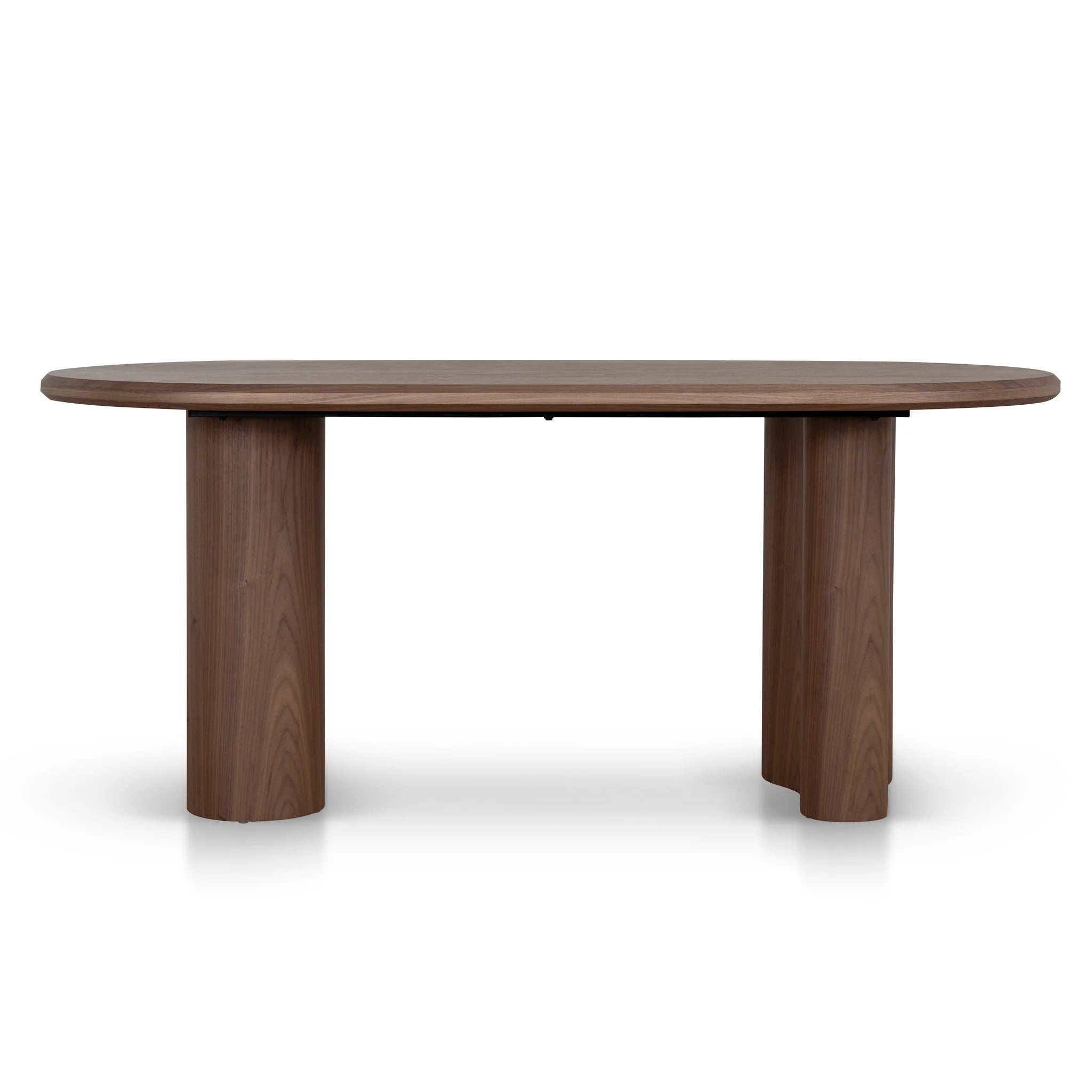Showcasing Tenova Oval Dining Table - Walnut DT12141-DW Dining Table by Calibre Furniturs
