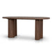 Showcasing Tenova Oval Dining Table - Walnut DT12141-DW Dining Table by Calibre Furniturs