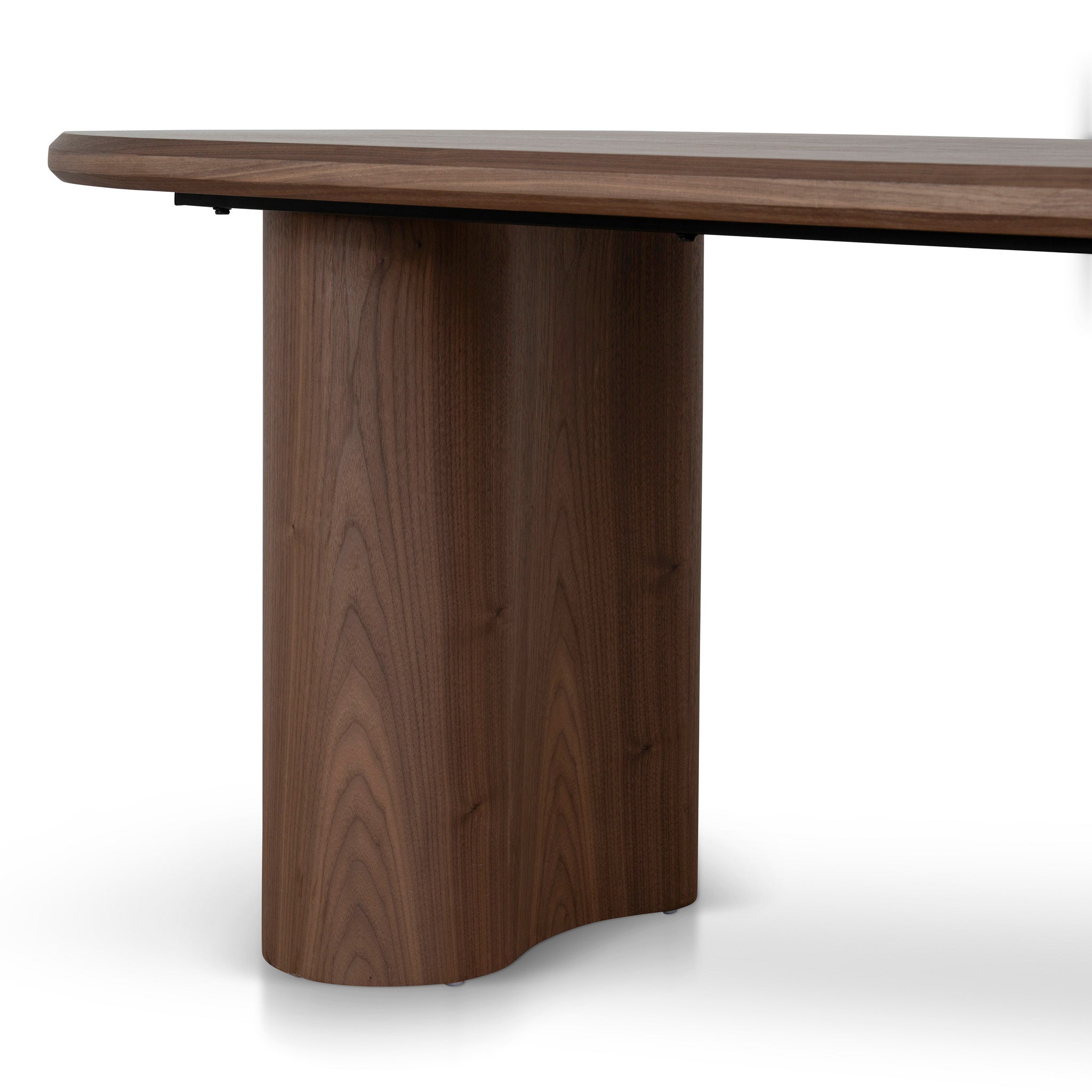 1.8m Oval Dining Table - Walnut