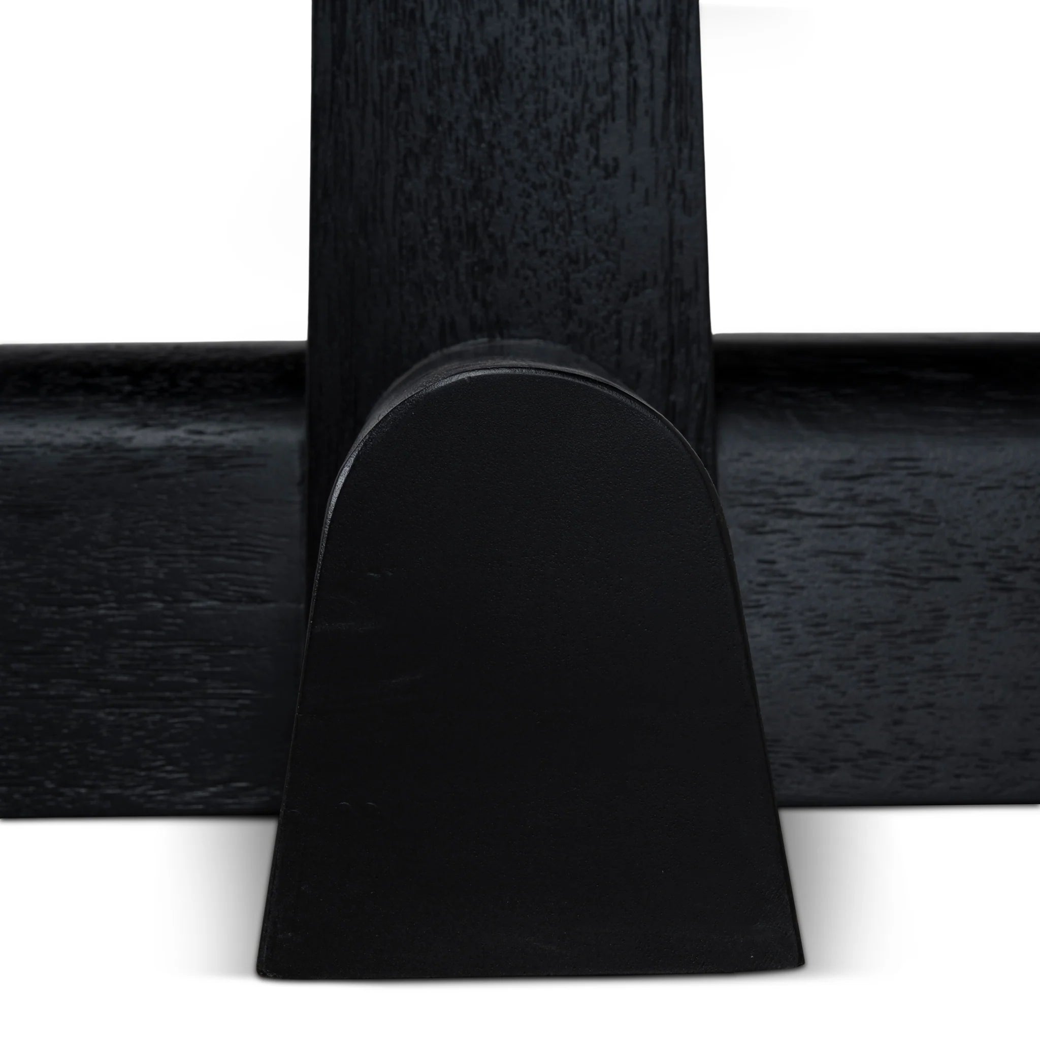 Tiluna 1.2m Round Dining Table - Full Black