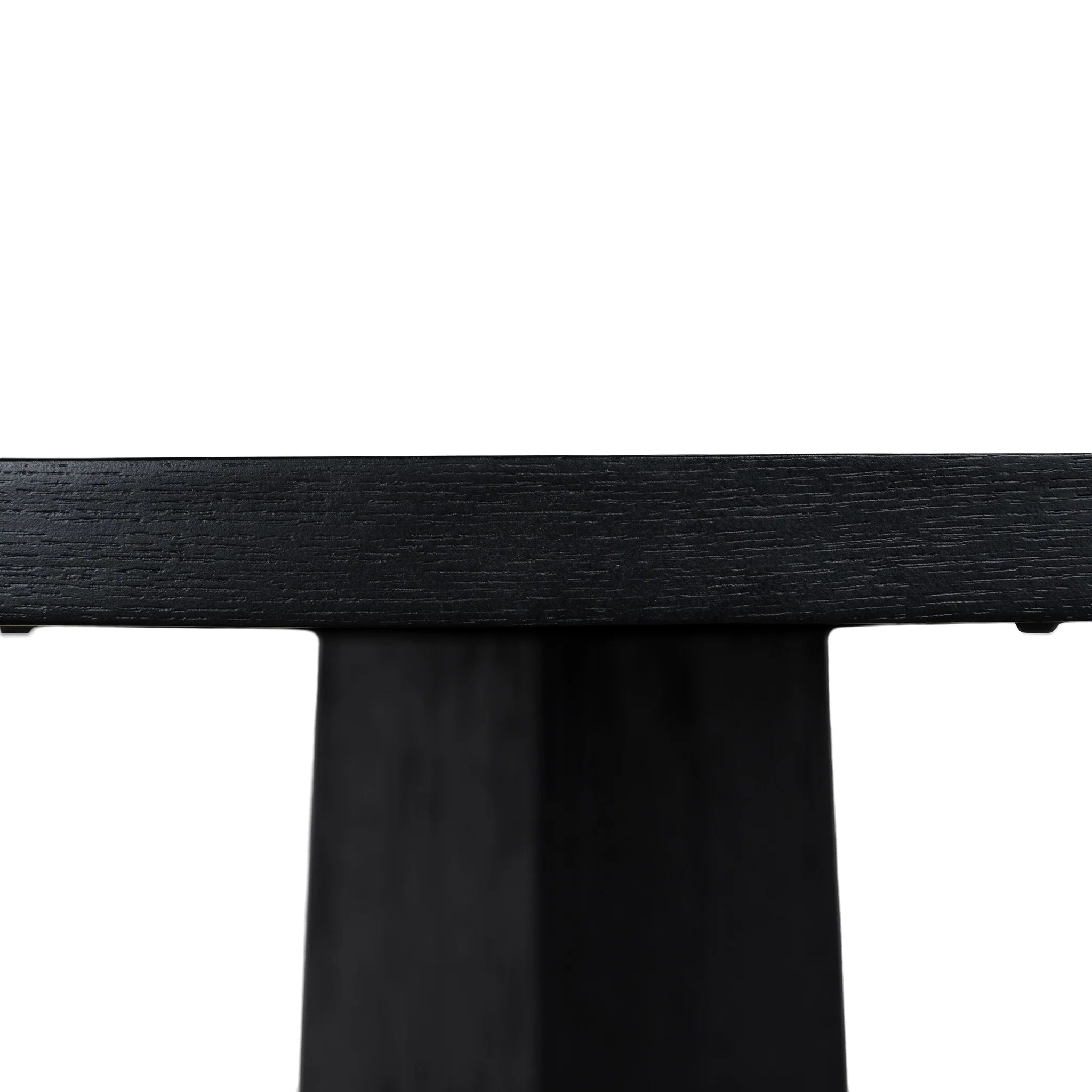 Tiluna 1.2m Round Dining Table - Full Black