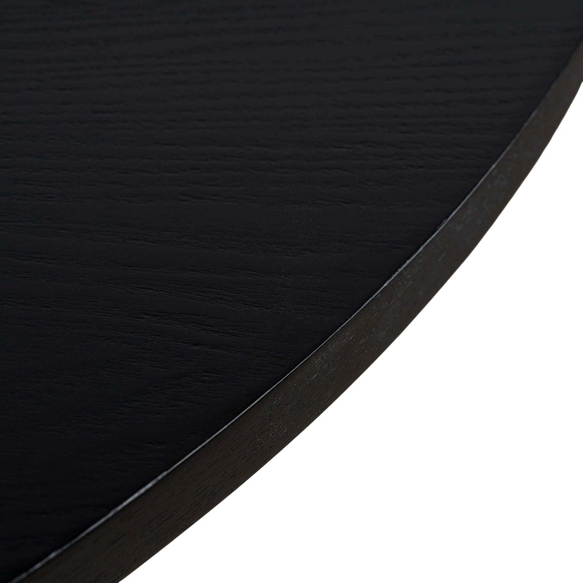 Tiluna 1.2m Round Dining Table - Full Black